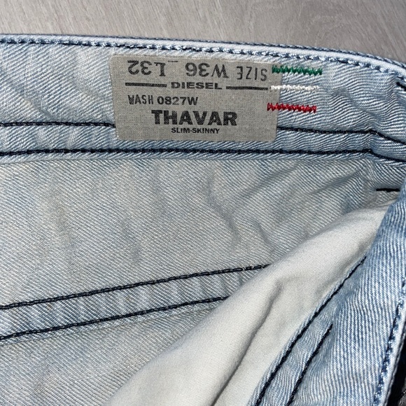 DIESEL JEANS SIZE 36 THAVAR - Picture 6 of 6